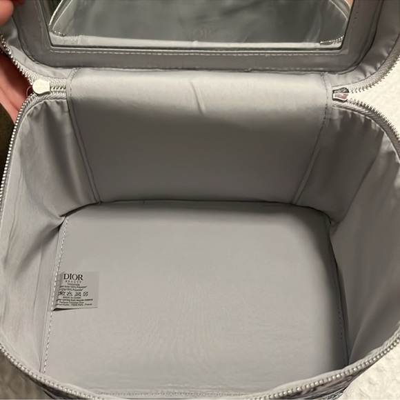 Dior Around the World Cosmetic Bag in Blue and Cream - Picture 6 of 7